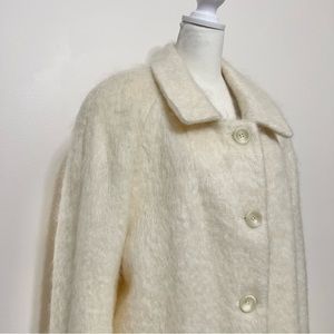 Appleseed’s Cream Mohair Long Coat